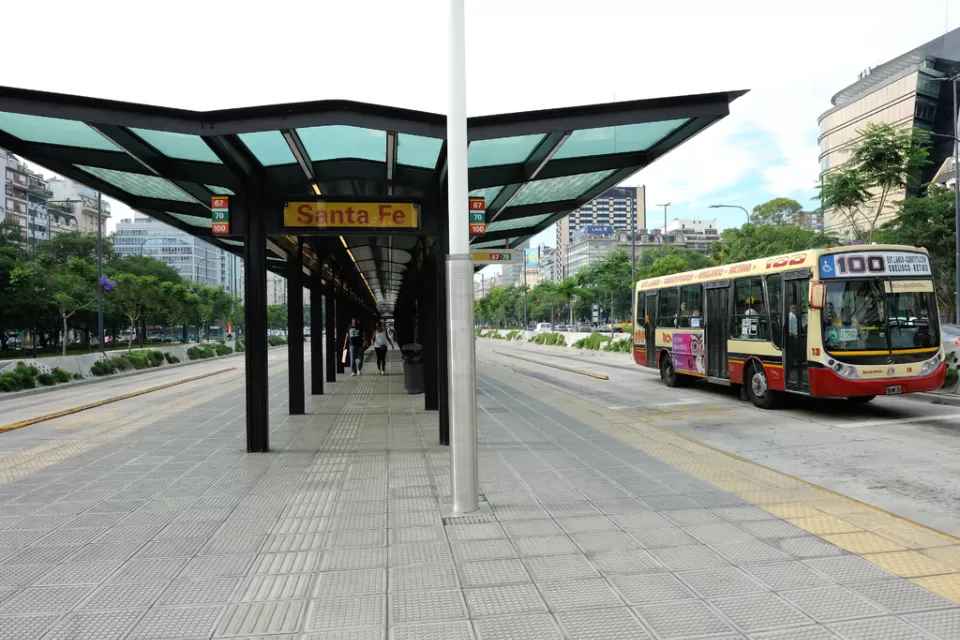 Buenos Aires bus stop